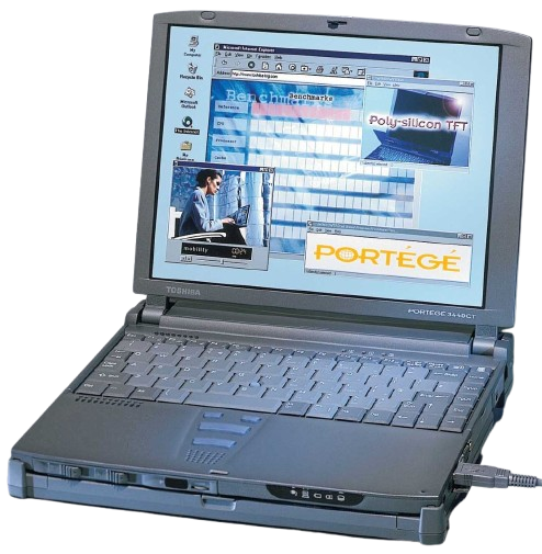 東芝 Portege 3440CT ノートパソコン 等 191MB Toshiba Portege 3410CT/3440CT/3480CT - MacDat